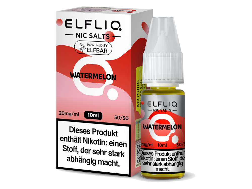 [IC-EQNSL10WM-20MG] ELFLIQ - Watermelon - Nikotinsalz Liquid - 20 mg/ml