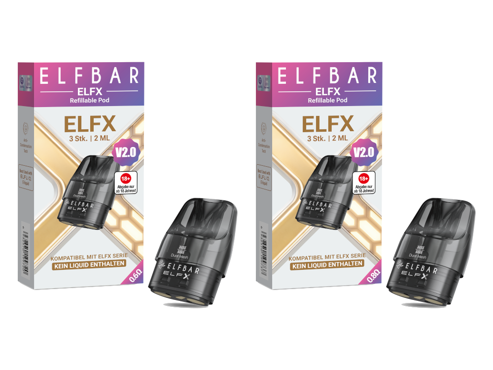 [IC-EB100EXP2] Elfbar Elfx Pod V2.0 (3 Stück pro Packung)