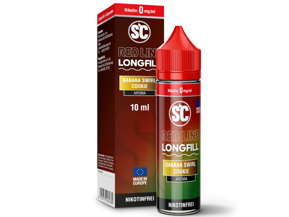 SC Red Line Longfill-Aroma Banana Swirl Cookie 10 ml