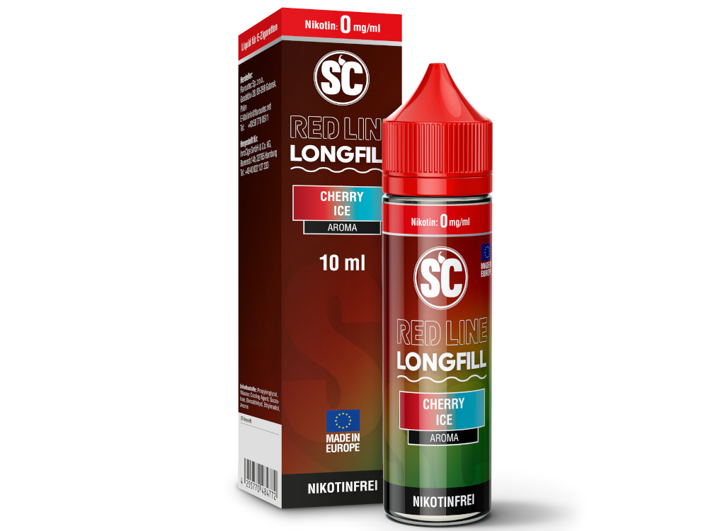 [IC-SCA10RCI-A] SC Red Line Longfill-Aroma Cherry Ice 10 ml