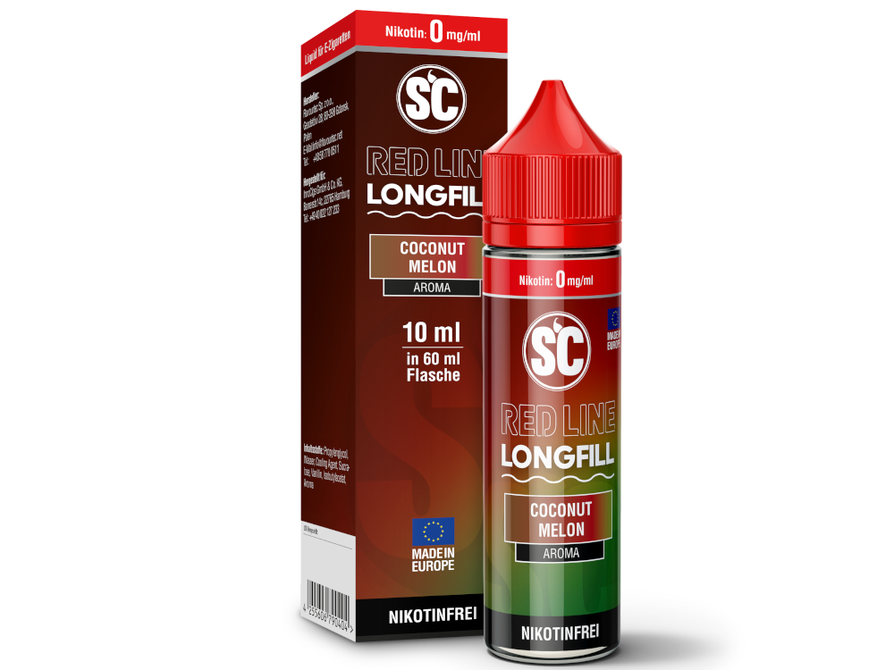 [IC-SCA10RM-A] SC Red Line Longfill-Aroma Coconut Melon 10 ml