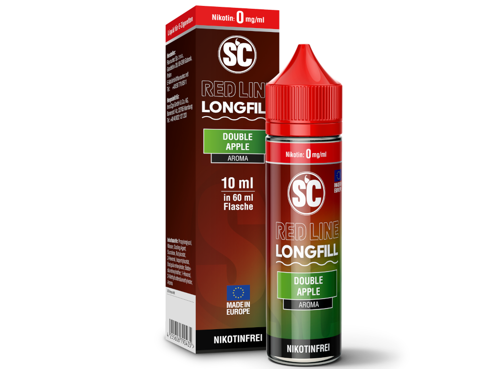 [IC-SCA10RD-A] SC Red Line Longfill-Aroma Double Apple 10 ml
