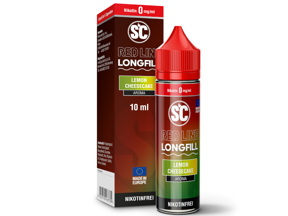 [IC-SCA10RN-A] SC Red Line Longfill-Aroma Lemon Cheesecake 10 ml