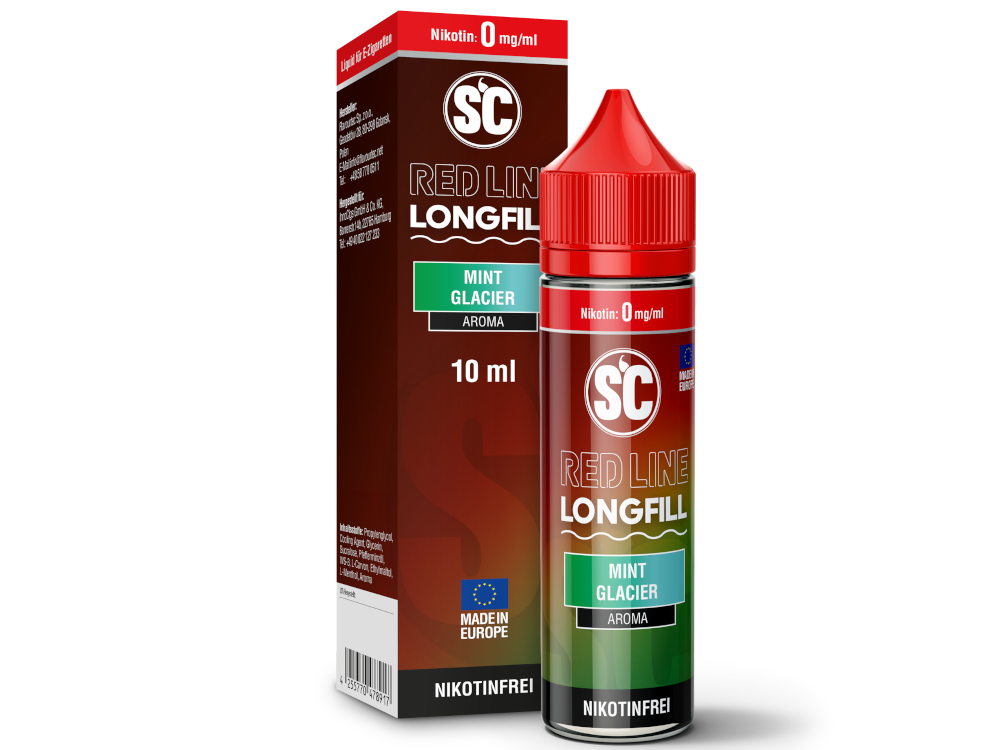 [IC-SCA10RMG-A] SC Red Line Longfill-Aroma Mint Glacier 10 ml
