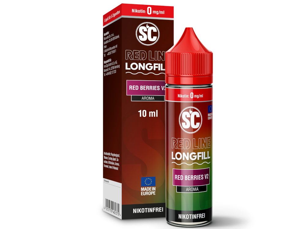[IC-SCA10RR2-A] SC Red Line Longfill-Aroma Red Berries V2 10 ml