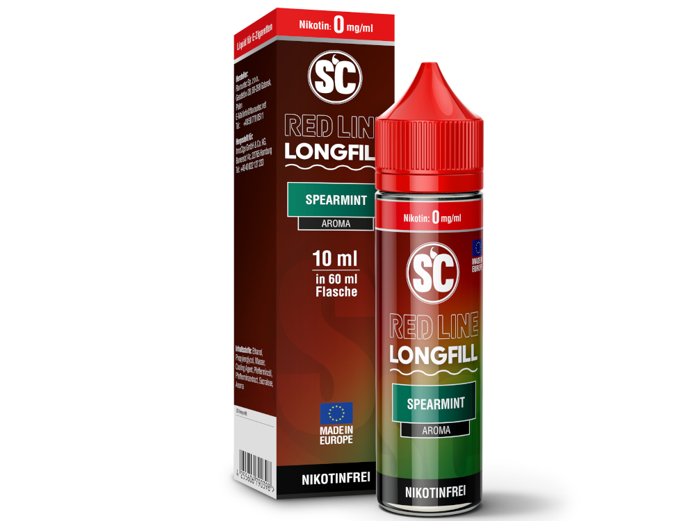 SC Red Line Longfill-Aroma Spearmint 10 ml