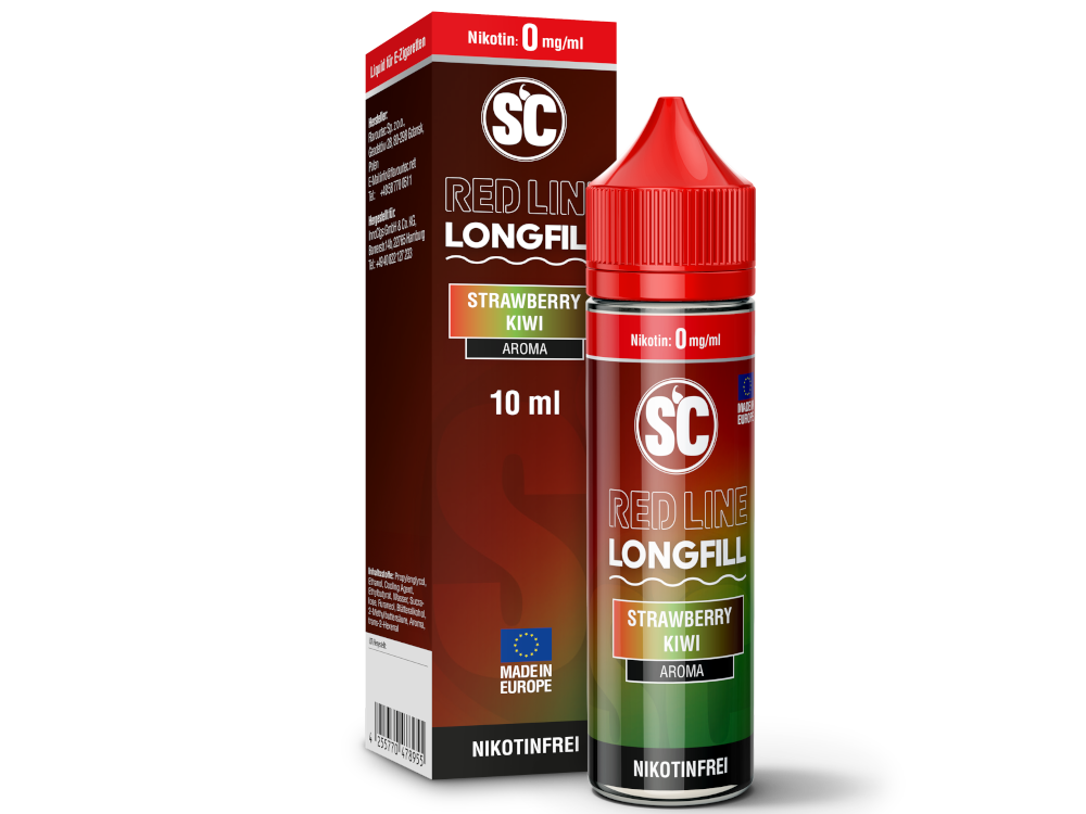[IC-SCA10RSK-A] SC Red Line Longfill-Aroma Strawberry Kiwi 10 ml
