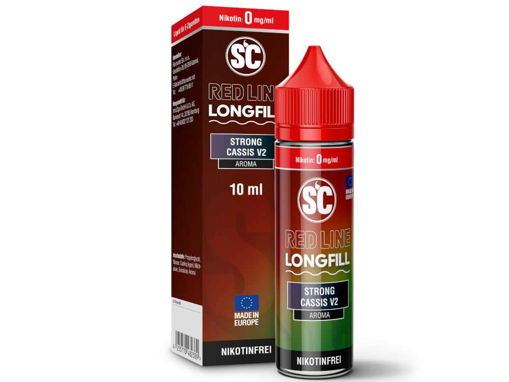 SC Red Line Longfill-Aroma Strong Cassis V2 10 ml
