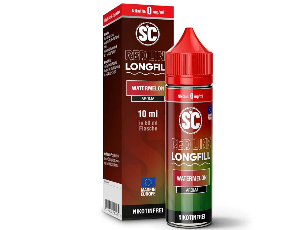 [IC-SCA10RW-A] SC Red Line Longfill-Aroma Watermelon 10 ml