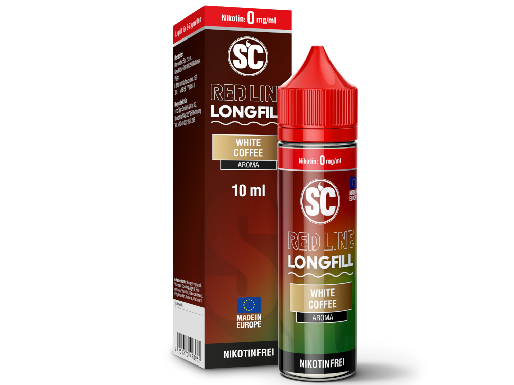 [IC-SCA10RWC-A] SC Red Line Longfill-Aroma White Coffee 10 ml