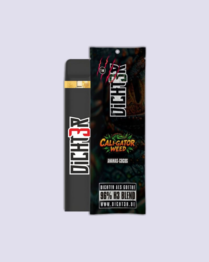 [LL-SRC-361] DICHT3R H3 Superior Blend Vape 1ml - Cali-Gator Weed (Ananas-Kokos)