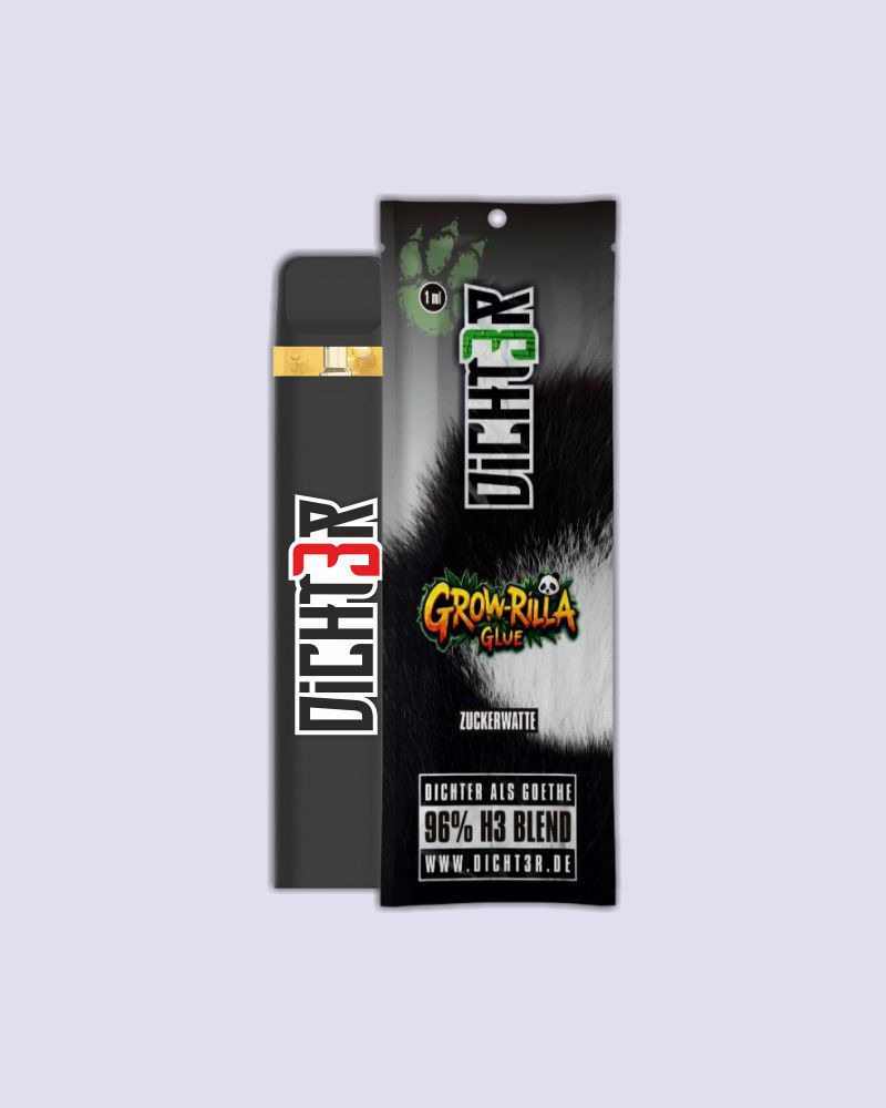 [LL-SRC-362] DICHT3R H3 Superior Blend Vape 1ml - Grow-Rilla Glue (Zuckerwatte)