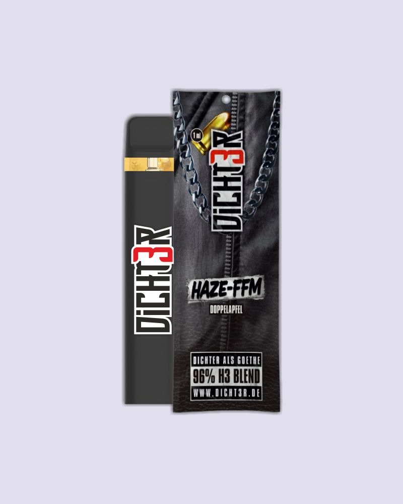 [LL-SRC-363] DICHT3R H3 Superior Blend Vape 1ml - Haze-FFM (Doppelapfel)