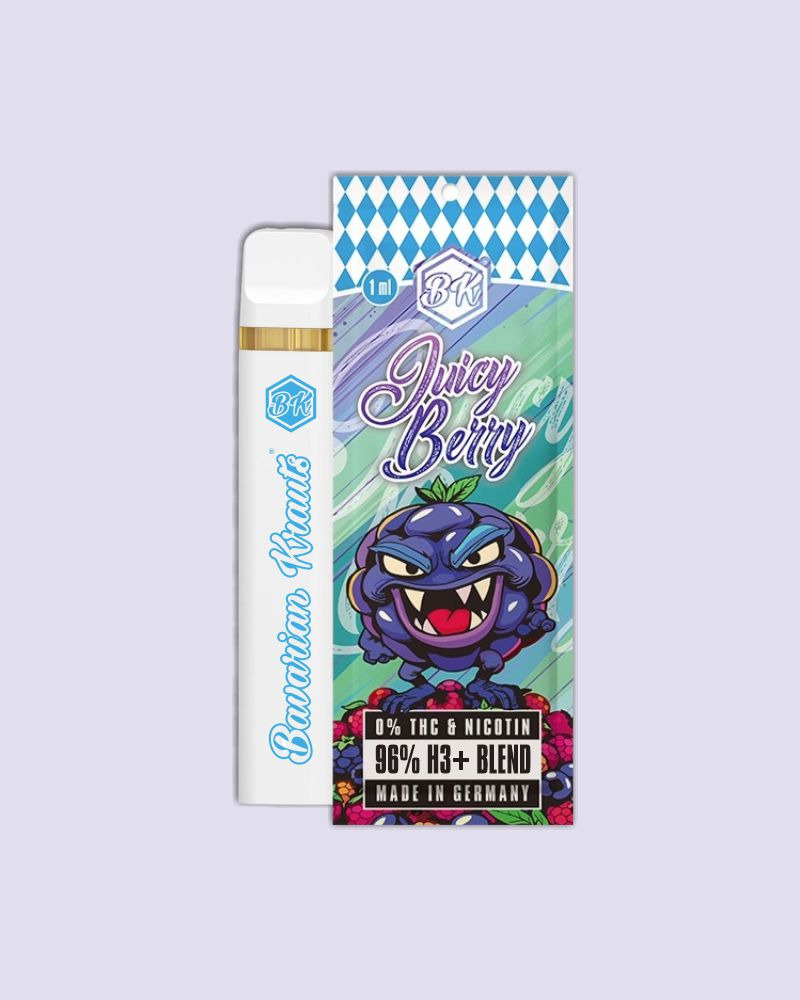 [LL-SRC-382] Bavarian Krauts H2/H3+ Vape Pen 1ml - Berry Krauts (96% H2 Blend)