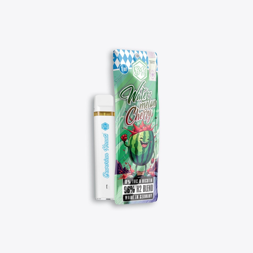 [LL-SRC-385] Bavarian Krauts H2/H3+ Vape Pen 1ml - Watermelon Cherry (96% H2 Blend)
