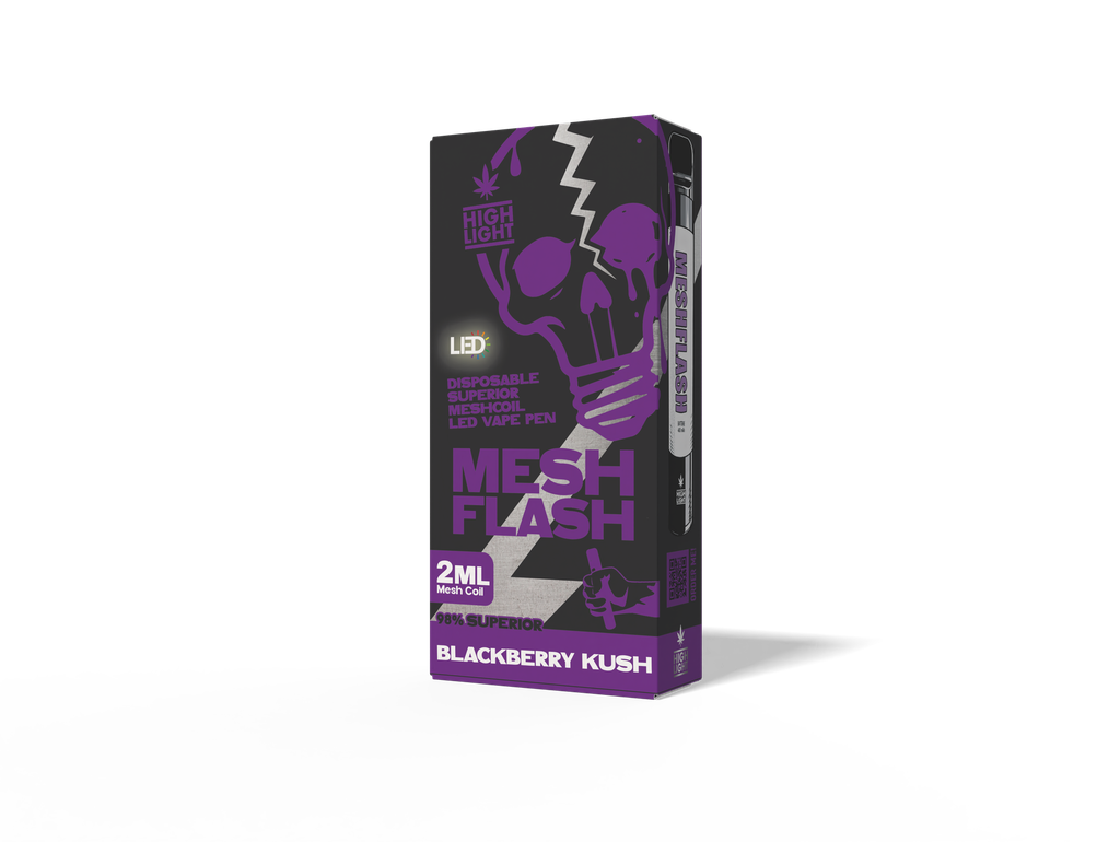 [LL-MF-PGVG-BLACKBERRY-KUSH-VE10] MeshFlash 2ml Superior MeshCoil Vape - Blackberry Kush (10er VE)
