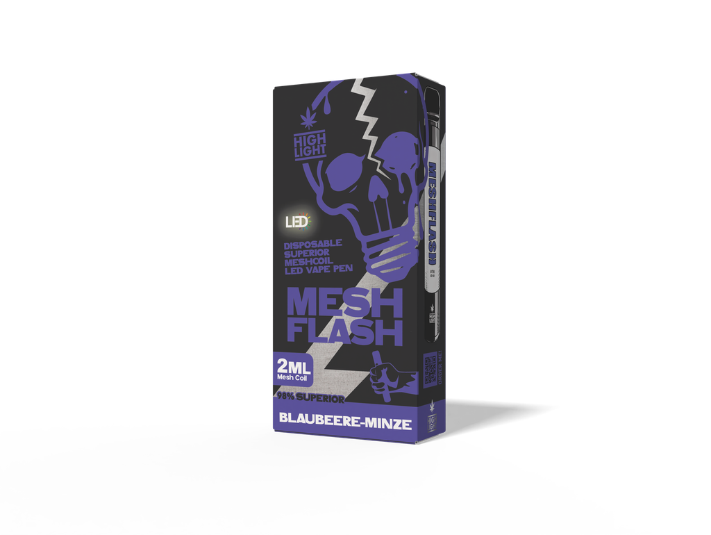 [LL-MF-PGVG-BLAUBEERE-MINZE-VE10] MeshFlash 2ml Superior MeshCoil Vape - Blaubeere-Minze (10er VE)