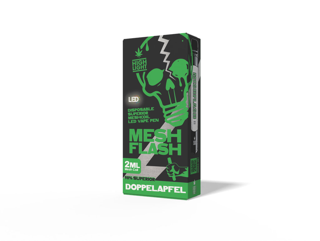 [LL-MF-PGVG-DOPPELAPFEL-VE10] MeshFlash 2ml Superior MeshCoil Vape - Doppelapfel (10er VE)