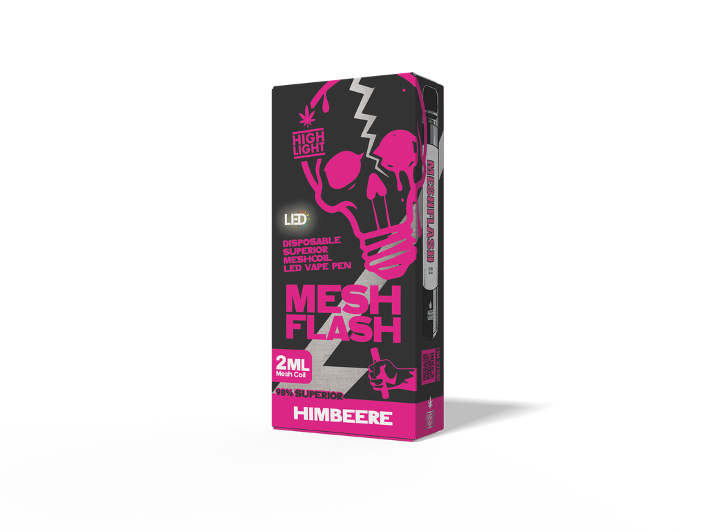 [LL-MF-PGVG-HIMBEERE-VE10] MeshFlash 2ml Superior MeshCoil Vape - Himbeere (10er VE)