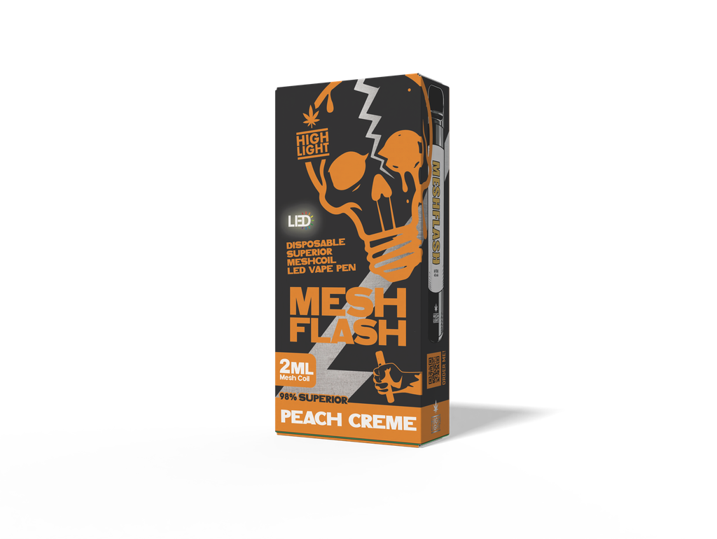 [LL-MF-PGVG-PEACH-CREME-VE10] MeshFlash 2ml Superior MeshCoil Vape - Peach Creme (10er VE)