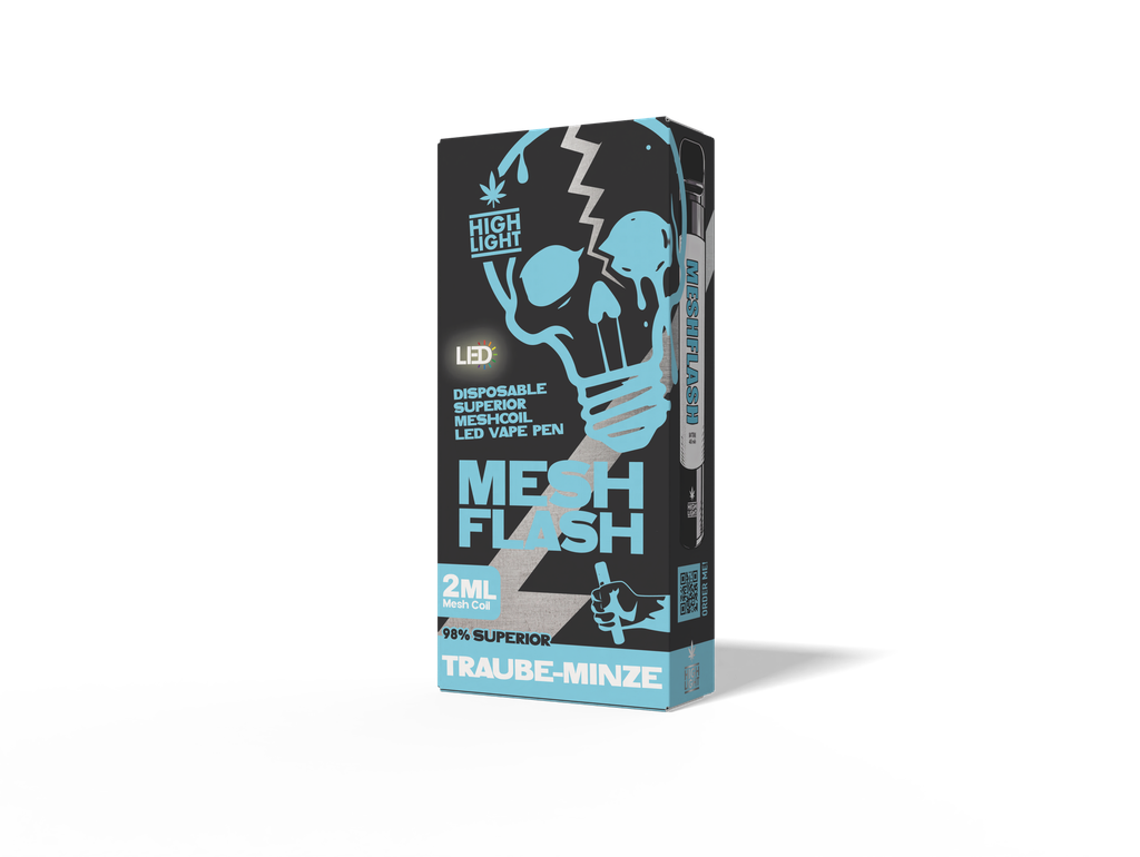 [LL-MF-PGVG-TRAUBE-MINZE-VE10] MeshFlash 2ml Superior MeshCoil Vape - Traube-Minze (10er VE)