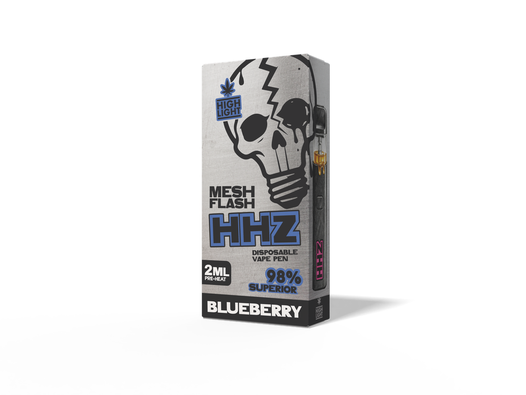 [LL-MF-HHZ-BLUEBERRY-VE10] MeshFlash 2ml HHZ Superior Vape - Blüberry (10er VE)