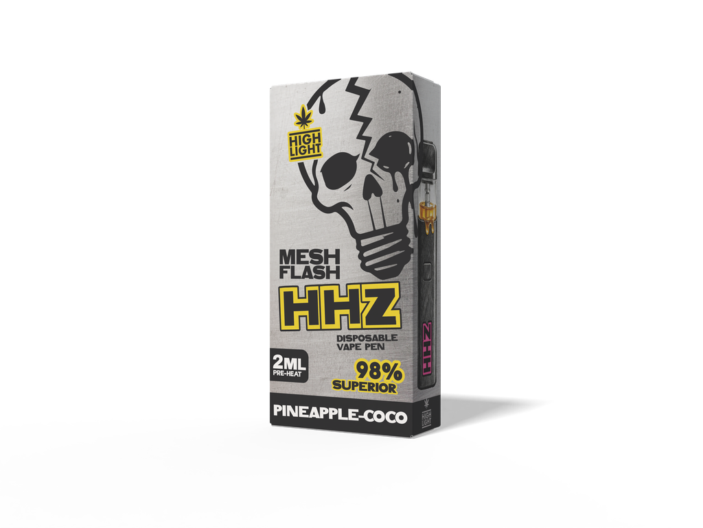 [LL-MF-HHZ-PINEAPPLE-COCO-VE10] MeshFlash 2ml HHZ Superior Vape - Pineapple Coco (10er VE)
