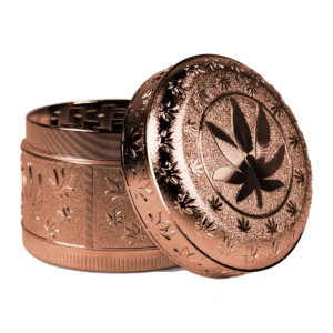TOBALIQ Metall Herbal Grinder “Metalic Cannabis”, 6er Display