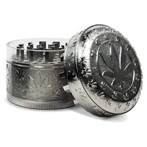 TOBALIQ Metall Herbal Grinder “Dark Cannabis”, 6er Display