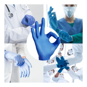 [LL-G52769-M] Nitril “M” Handschuhe “NAMO MED”, 100 St./Box, blau