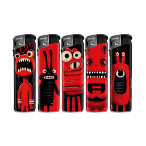 [LL-F41736] TOBALIQ Motivfeuerzeug Red Freak
