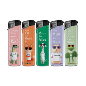 [LL-F41734] TOBALIQ Motivfeuerzeug The Chillers