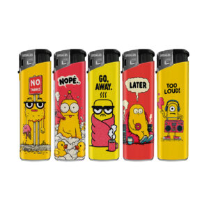 [LL-F41725] TOBALIQ Motivfeuerzeug Go Away