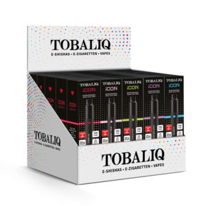TOBALIQ E-Shisha ICON 700Puffs – 20mg Nikotin – 20er Mix Display