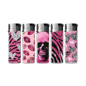 [LL-F41719] TOBALIQ Motivfeuerzeug ZEBRA LOVE