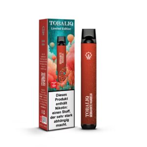 [LL-E41708] TOBALIQ Vape Limited Edition – 600 Züge – 20mg Nikotin – Gebrannte Mandeln