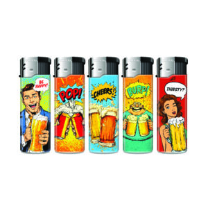 [LL-41695] TOBALIQ Motivfeuerzeug BEER TIME