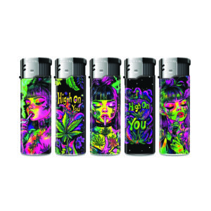 [LL-41691] TOBALIQ Motivfeuerzeug HIGH ON YOU