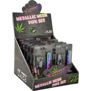 [LL-52713-13] Metallic Mesh Pipe Set 2in1, 12er Display