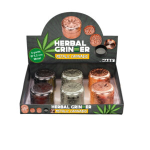 [LL-52782-2] Metal Grinder METALIC CANNABIS