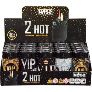 [LL-10869-01] Feuerzeug 2in1 “2 Hot VIP” 25er Display