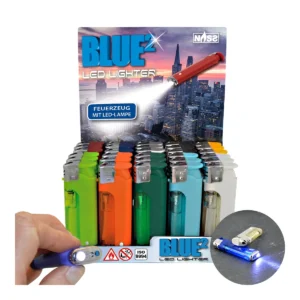 [LL-10040-14] Feuerzeug “Blue²” 10er Mix Edition, 30er Display