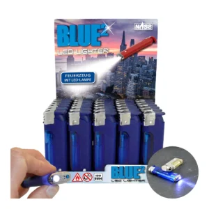 [LL-10040-4] Feuerzeug Blue² Blue Edition, 30er Display