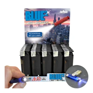 [LL-10040-5] Feuerzeug Blue² Black Edition, 30er Display