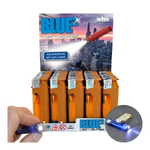 [LL-10040-9] Feuerzeug Blue² Sunshine Edition, 25er Display