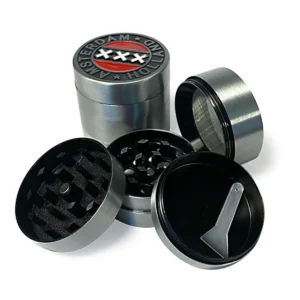 [LL-52681] XXX Amsterdam Metall-Grinder 4-teilig, 4cm, 12er Display