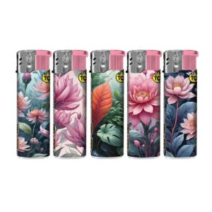 [LL-41471] TQ Motivfeuerzeug PANDORA FLOWERS