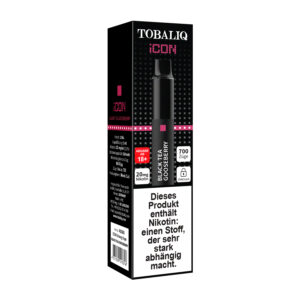 TOBALIQ ICON 700 Züge – 20mg Nikotin – Black Tea Gooseberry