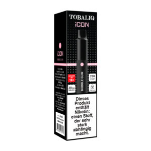 TOBALIQ ICON 700 Züge – 20mg Nikotin – Bubble Gum
