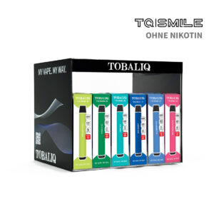 [LL-9007] TOBALIQ TQ Smile 0mg – Verkaufseinheit mit 36 Stück im Acryl-Display